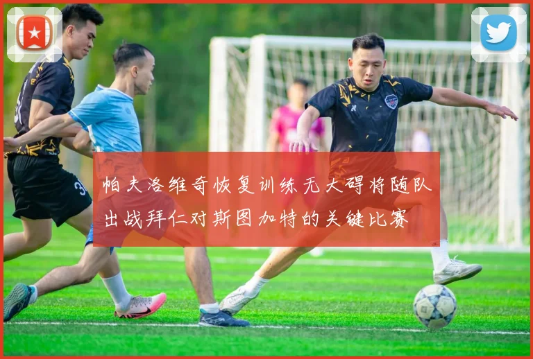 帕夫洛维奇恢复训练无大碍将随队出战拜仁对斯图加特的关键比赛